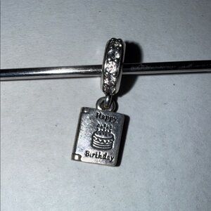 Pandora Silver Happy Birthday Charm